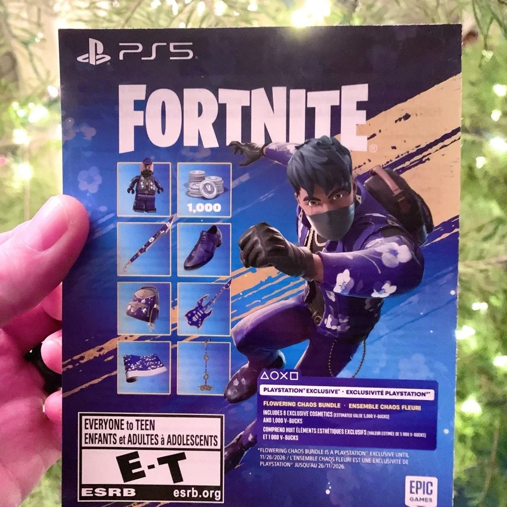 Fortnite Chaos Bundle From PS5 Purchase Exclusive 1000 V Bucks An Outfit & More!